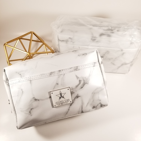 🆕️Jeffree Star, White Marble Makeup Bag - Picture 2 of 7